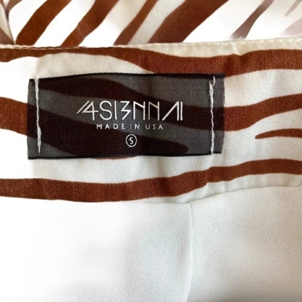 NWOT Anthropologie 4SI3NNA Valeria Zebra Print Skirt